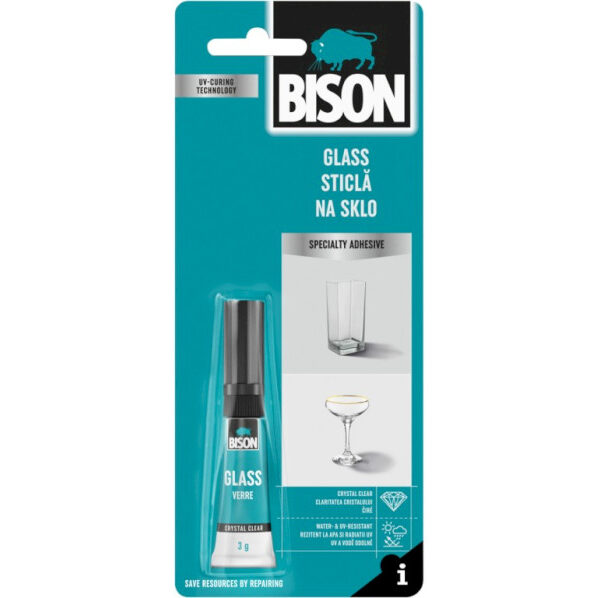 BISON GLASS 3 g - lepidlo na sklo