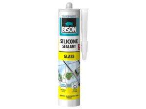 BISON SILICONE GLASS silikónový tmel na sklo TRANSPARENTNÝ 280 ml