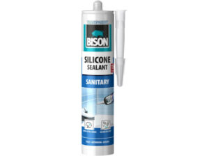 BISON SILICONE SANITÁRNY TRANSPARETNÝ silikónový tmel 280 ml