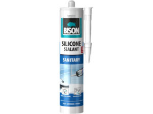 BISON SILICONE SANITARY sanitárny tmel BIELY 280 ml