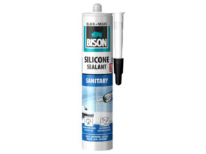 BISON SILICONE SANITARY sanitárny tmel ČIERNY 280 ml