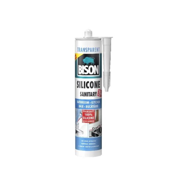 BISON SILICONE sanitárny tmel číry 280ML