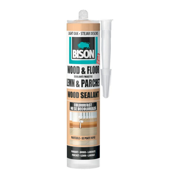 BISON WOOD SEALANT SVETLÝ DUB parketový tmel 300 ml