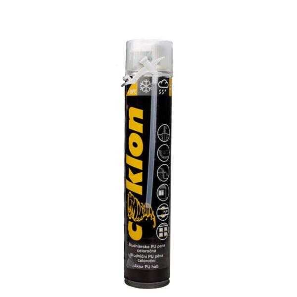 CYKLON Studniarska montážna pena 750ML sprej
