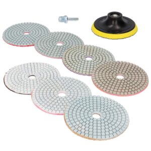 Diamantový brúsny kotúč  priemer 100mm M14 / zostava 9ks / P50 P100 P200 P400 P800 P1500 P3000