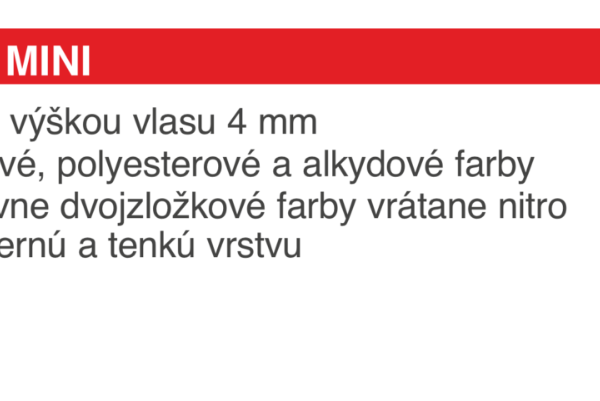 ELIT-SK Valček VELUR mini