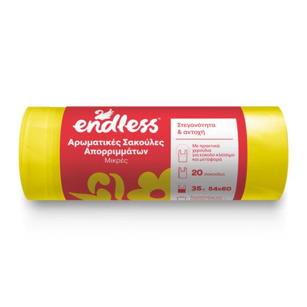 Endless Vrece na odpadky žlté s jablkovo-škoricovou vôňou
