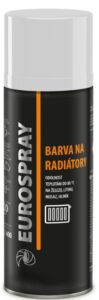 Eurospray AC733 sprej na radiátory biely lesklý ral 9003 400ml