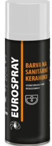 Eurospray AC735 farba na sanitárnu keramiku biela lesklá 400ml