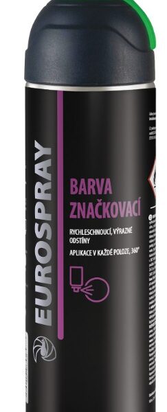 Eurospray AC738 značkovací fluorescenčný sprej červený 500ml