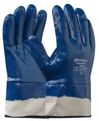 Gebol  Pracovné rukavice BLUE NITRIL č.9