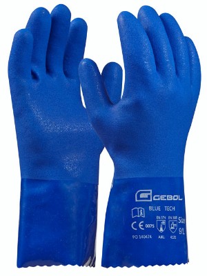 Gebol Pracovné rukavice BLUE TECH č.10
