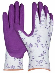 Gebol Pracovné rukavice záhradné FLOWER LILA č.6