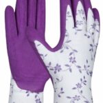 Gebol Pracovné rukavice záhradné FLOWER LILA č.7