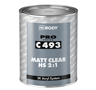 HB BODY 493 akrylový lak matný 1L