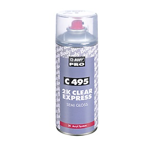 HB BODY 495 bezfarebný lak matný sprej 400 ml