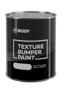 HB BODY Bumper Texture  - textúrovaná farba na plasty čierna 1L