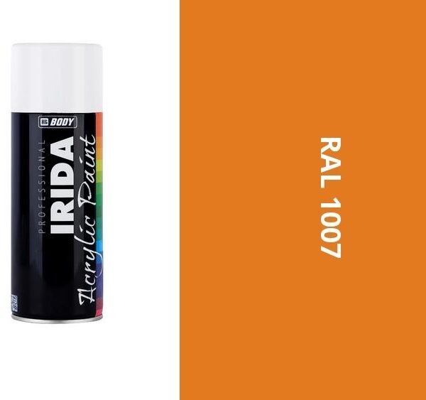 HB BODY  IRIDA RAL 1007  žlto narcisová FARBA V SPREJI 400ML