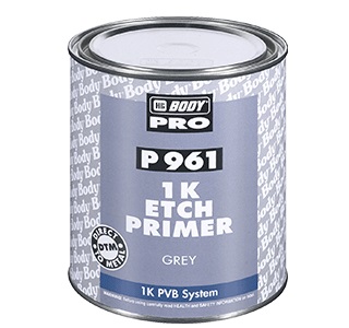 HB BODY P961 etch primer odhrdzovač a reaktívny základ v jednom šedý 1L