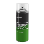 HB BODY  farba univerzal ČIERNA LESKLÁ  V SPREJI 400ML - aj na radiátory / do 200°C