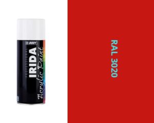 HB BODY irida RAL 3020 dopravno červená FARBA V SPREJI 400Ml