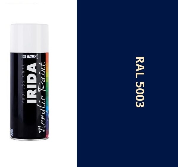 HB BODY irida RAL 5003 safírová modrá FARBA V SPREJI 400ML