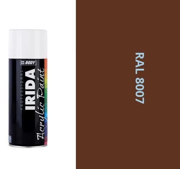 HB BODY irida RAL 8007 svetlo žltohnedá FARBA V SPREJI 400ML