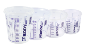 HB BODY plastová nádoba s odmerkou 2300 ml