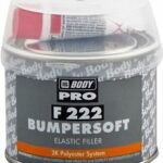HB BODY tmel na plasty - bumpersoft F222 čierny  250g