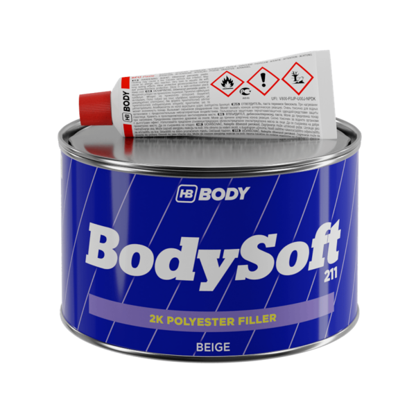 HB BODY tmel žltý - soft 211 250g