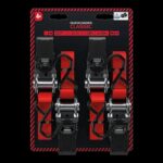 QUICKLOADER Classic/Dvojdielny popruh s račňou 500 kg 4 m x 25 mm 4-PACK