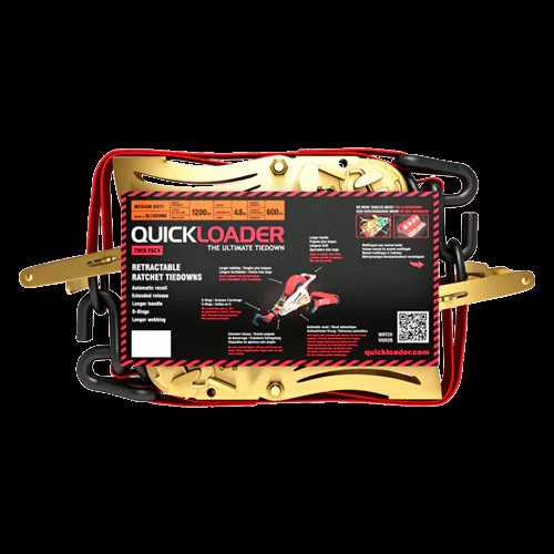 QUICKLOADER Retractable/Samonavíjajúci jednodielny popruh s račňou 1200 kg 4