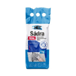 Sádra 1kg šedá