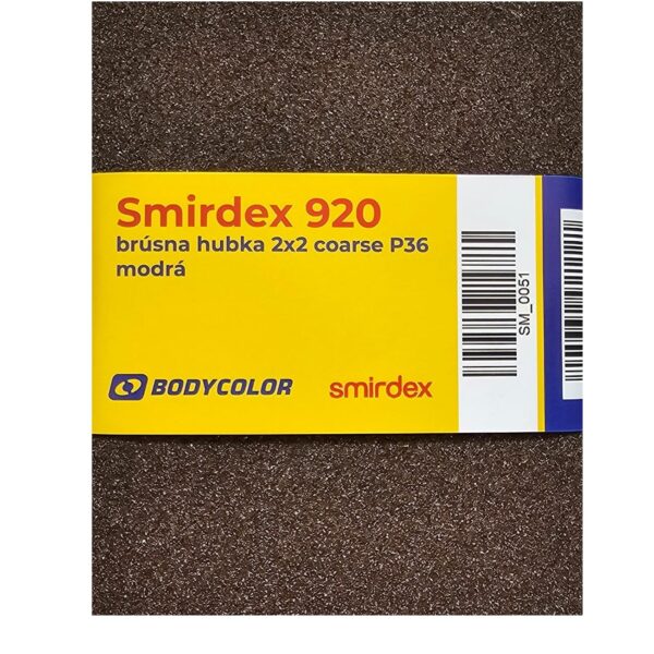 Smirdex 920 brúsne hubky 2x2 coarse P36 - modrý