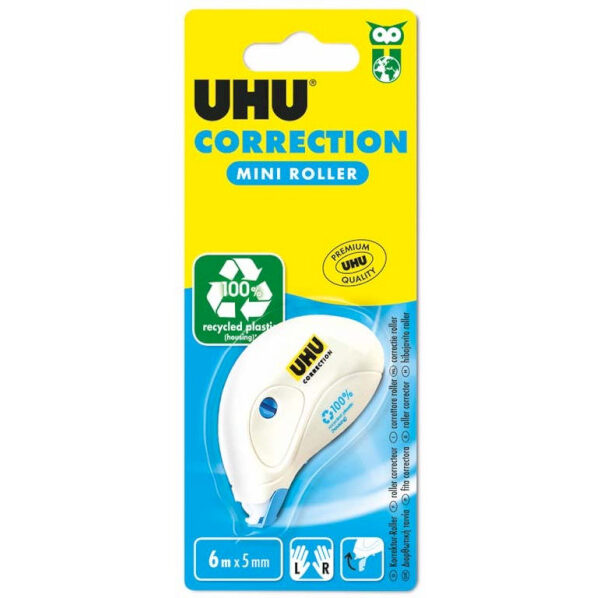 UHU Correction Roller Mini korekčná páska 5 mm x 6 m