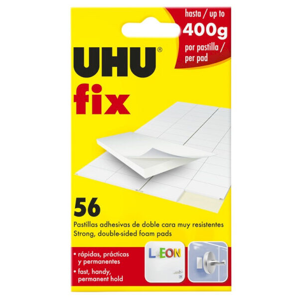 UHU Fix 56 ks - obojstranné lepiace pásky