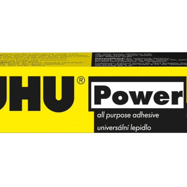 UHU POWER TRANSPARENT univerzálne priesvitné lepidlo 45 g