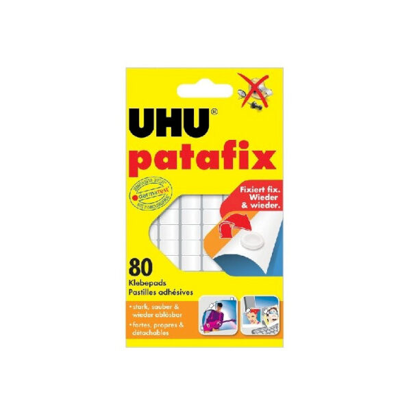UHU Patafix biela samolepiaca guma 80 ks