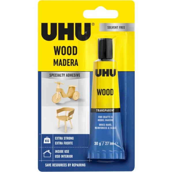 UHU Wood lepidlo na drevo 27 ml