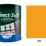VITEX DIRECT -1 26 FARBA NA KOV 3 V 1 ZÁKLAD AJ VRCH žltá RAL 1028 0