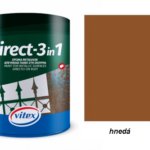 VITEX DIRECT -1 27 FARBA NA KOV 3 V 1 ZÁKLAD AJ VRCH hnedá RAL 8023 0