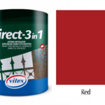 VITEX DIRECT -1 33 FARBA NA KOV 3 V 1 ZÁKLAD AJ VRCH červená RAL 3000 0