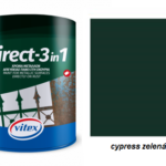 VITEX DIRECT -1 49 FARBA NA KOV 3 V 1 ZÁKLAD AJ VRCH tmavo zelená RAL 6012 0