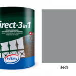 VITEX DIRECT -1 66 FARBA NA KOV 3 V 1 ZÁKLAD AJ VRCH šedá RAL 7004 0