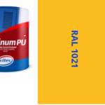 VITEX PLATINUM  - farba na drevo a kov MATNÁ RAL 1021 ŽLTO HORČIČNÁ 2