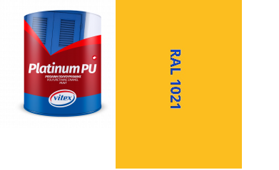 VITEX PLATINUM  - farba na drevo a kov MATNÁ RAL 1021 ŽLTO HORČIČNÁ 2