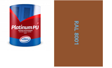 VITEX PLATINUM  - farba na drevo a kov  MATNÁ RAL 8001 OKROVO HENDÁ 2
