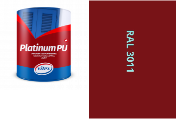 VITEX PLATINUM  - farba na drevo a kov MATNÁ RAL 3011 ČERVENOHNEDÁ 0