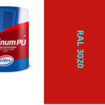 VITEX PLATINUM  - farba na drevo a kov  MATNÁ RAL 3020 DOPRAVNO ČERVENÁ 750ML