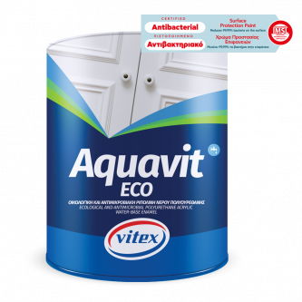 Vitex Aquavit Eco - vodou riediteľná ekologická farba lesklá biela 2